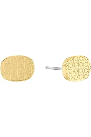 Calvin Klein Steckerohrringe für Damen Kollektion CK ICONIC FOR HER in Gelbgold - 35000400