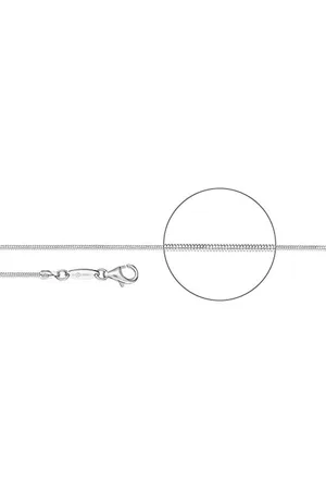 Der Kettenmacher Damen Halskette Torokette Diamantiert aus Sterlingsilber in der Farbe , Länge: 50cm, T1-50S