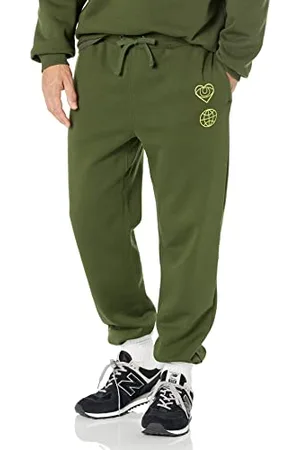 Amazon Herren Unten geschlossene Jogginghose mit lockerer Passform (erhältlich in Big & Tall), , S