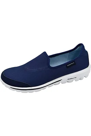 Skechers Performance Go Walk Damen-Wanderschuh zum Hineinschlüpfen, Marineblau/weiß, 38 EU