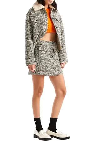 Benetton Damen Gonna 4I20D002I Rock, , 42
