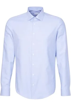 Seidensticker Herren Slim Fit Langarm Kragen Hemd, , 40