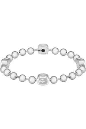 Lacoste Armband mit Schmuckperlen für Herren Kollektion VIGOR aus Edelstahl und Gelbgold