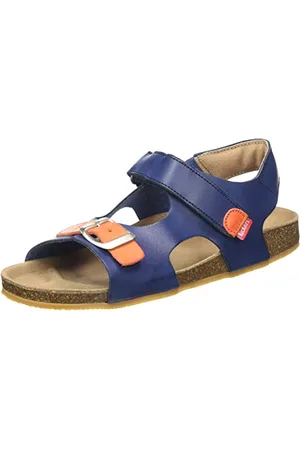 Kickers Herren FUXIO Sandale, Marineblau/Orange, 36 EU