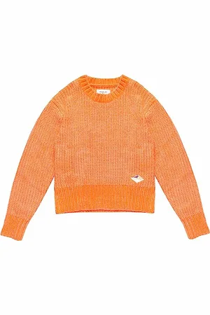 Replay Mädchen Pullover Strickpullover, (Orange), 16 Jahre