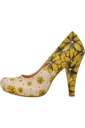 Dogo Damen High Heels Pumpe, Multicolor, 37 EU