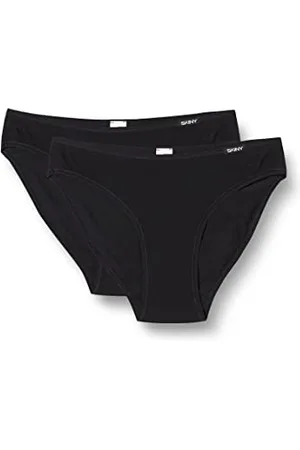 Skiny Damen Advantage Cotton Rio Brazilian Slip, (Black 7665), 42 (2er Pack)