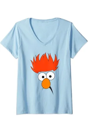 Disney The Muppets Beaker Face T-Shirt mit V-Ausschnitt