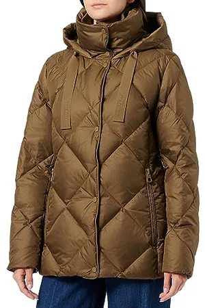 Marc O’ Polo Damen 309032970077_442_44 WOVEN OUTDOOR JACKETS, forest floor, 44 EU