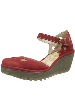 Fly London Damen Yuna Pumps, Rot (Lipstick Red), 41 EU