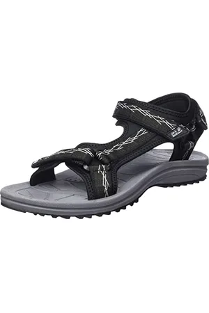 Jack Wolfskin Damen Wave Breaker W Sandale, Black/Grey, 35.5 EU