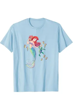 Disney The Little Mermaid Ariel Sea Turtle and Friends T-Shirt