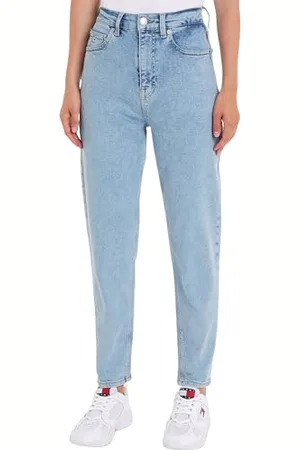 Tommy Hilfiger Damen Jeans Hose Slim Mom Fit, Blau ( Light), 24W/34L