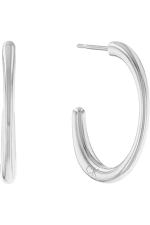 Calvin Klein Creolen für Damen Kollektion PLAYFUL ORGANIC SHAPES aus Edelstahl