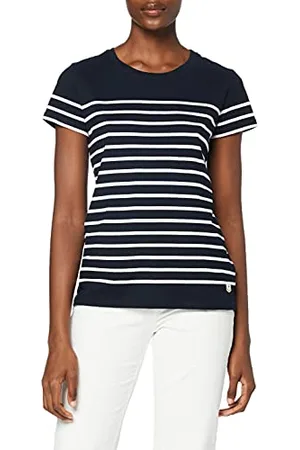 Armor.lux Damen Marinière tel Héritage Femme T-Shirt, , 42 (Herstellergröße: 4)
