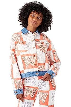 Wrangler Damen Western Denim Jacket, , L EU