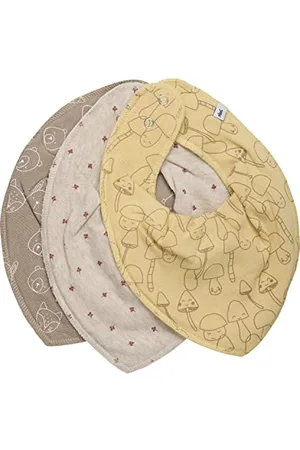 Pippi Unisex Baby Bandana Bib Uni-AOP (3-Pack) dreieck Lätzchen, , One Size (3er Pack)