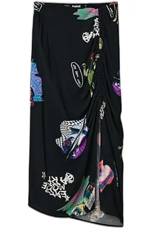 Desigual Damen Fla_lucea, 2000 Black, Skirt, , S EU