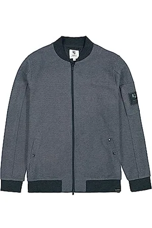 Garcia Herren Cardigan Sweat Sweatshirt, Black, Small