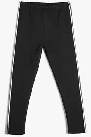 Koton Girls Basic Leggings Pocket Detail Ribbed Elastic Waistband