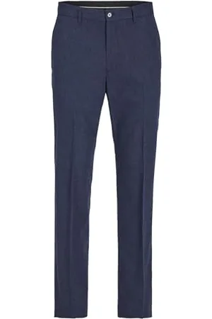 JACK & JONES JACK&JONES Herren JPRRIVIERA Linen Trouser SN Slim Anzughose, , 37