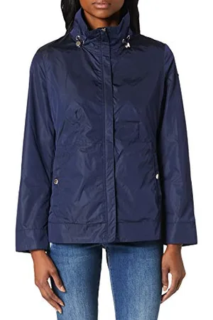 Geox Damen W Tianna W-Two Tone Shiny Ny Jacket, , 38(Herstellergröße: 44)