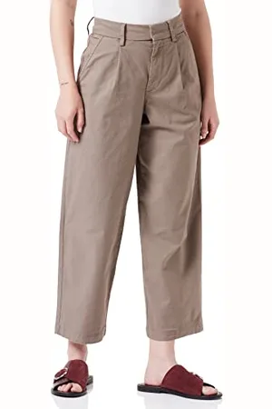 JJXX JACK & JONES Damen Jxida Regular Hw Cropped Pants Noos Gek rzte weite Hose, , 28W / 30L EU