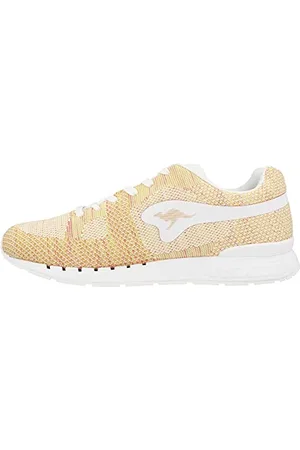 KangaROOS Unisex-Erwachsene Coil R1-Woven Low-Top, Mehrfarbig (White/Multi 009)