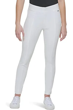 Calvin Klein Damen M2tk0211-sw9-m Klassische Hose, Weiches Weiß, M