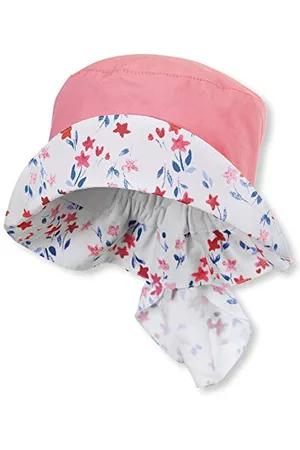Sterntaler Mädchen Hut mit Nackenschutz Mütze, , X-Small (Herstellergröße: 51)