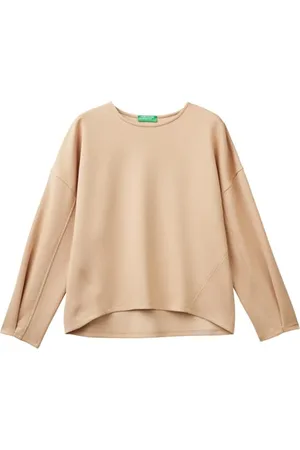 Benetton Damen Trikot G/C 38y6d108o Sweatshirt, , S