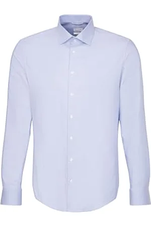 Seidensticker Herren Shaped Fit Langarm Hemd, , 40