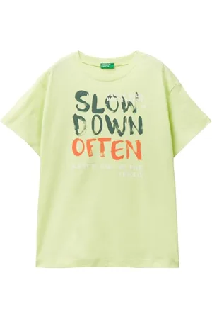 Benetton Jungen 3i1xc10it T-Shirt, , 150 cm