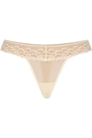 Teyli String Tanga Damen mit Zarter Spitze Verziert - Strings & Tangas für Damen aus Transparentem Mesh