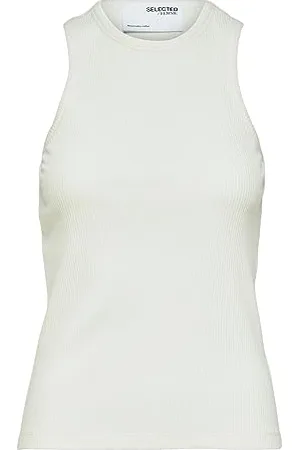 SELECTED Damen Slfanna O-neck Tank Noos Top, , L EU