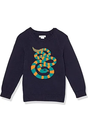 Amazon Jungen Pullover mit Rundhalsausschnitt, , 5 Jahre