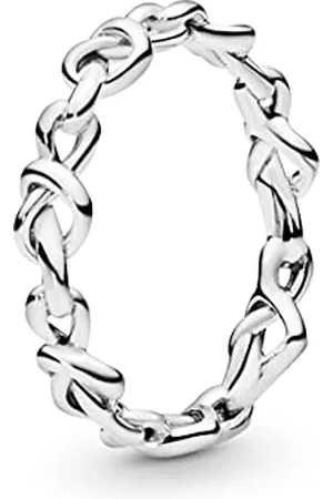PANDORA Moments Knotenherzen Ring in der Farbe aus Sterling- in der Größe 58, 198018-58