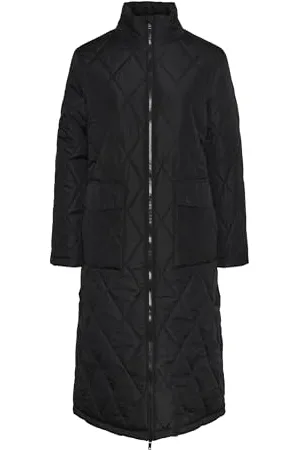 Pieces® Pcmailey Long Quilted Jacket Noos Bc