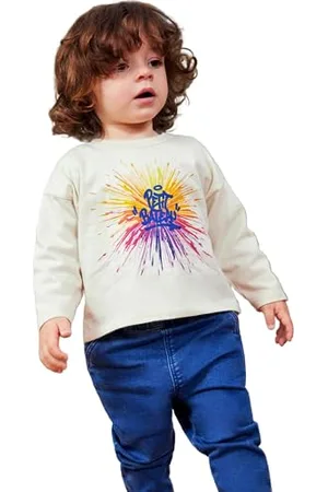 Petit Bateau Baby Jungen Langarm-T-Shirt, , 6 Monate