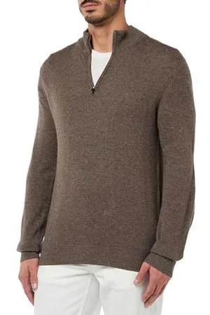 Hackett Herren Merino Cash Mix Hzip Pullover, , S