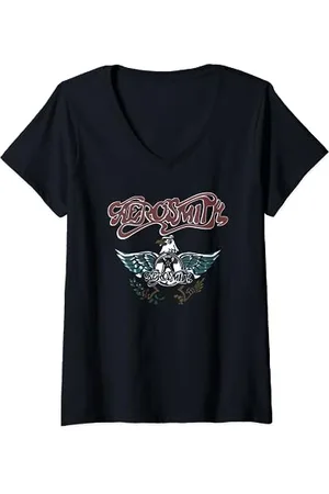 Aerosmith Adler T-Shirt mit V-Ausschnitt