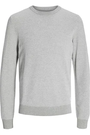 JACK & JONES Male Strickpullover Einfarbig Strickpullover