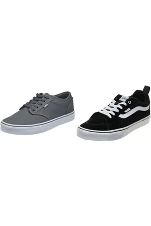 Vans Herren Atwood Sneaker, (Canvas) Pewter/White, 46 EU Ward (Suede/Canvas) 44