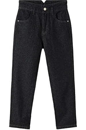 NAME IT Mädchen Nkfbella Dnmatamy Hw Ancle Mom Pant Jeans, , 158 EU