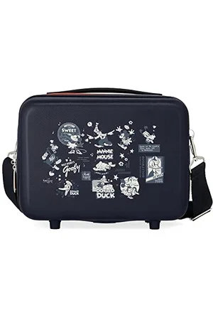 Disney 100 Special Shine Mickey Anpassungsfähiger Kulturbeutel, Blau, 29 x 21 x 15 cm, starres ABS, 9,14 l, 0,8 kg