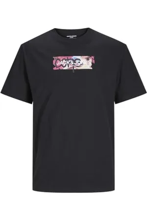 JACK&JONES JUNIOR Jungen Jcosummer Print Tee Crew Neck Jnr T-Shirt, , 140 EU