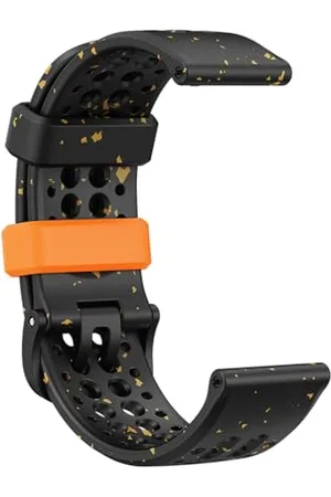 AMAZFIT Official Smartwatch Ersatzband, 22mm Upcycled Silikon Armband, Kompatibel T-Rex 3, Balance, Bip 5, Bip 5 Unity, Cheetah Pro, GTR 4, GTR 3, GTR 3 Pro, Black