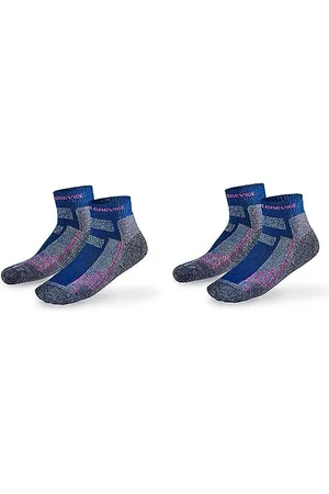 Black Crevice Merino Outdoorsocken kurz, 2 Paar, navy/fuxia, 35-38