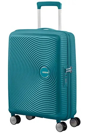 American Tourister Soundbox - Spinner S Erweiterbar Handgepäck, 55 cm, 41 L, Grün (Jade Green)