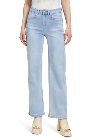 Cartoon Damen Jeans Blue Demin